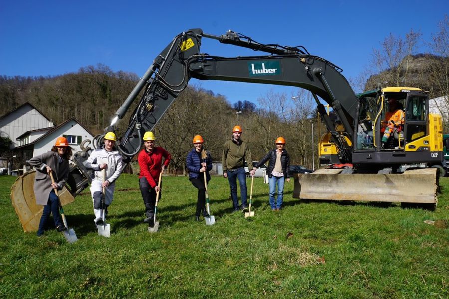 18 14 03 2021 Spatenstich In Trimbach Fur 7 Neue Einfamilienhauser 01